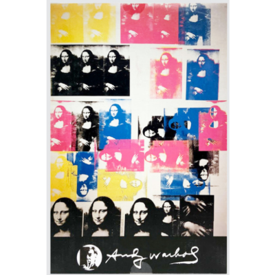 Andy Warhol Bearbrick 400% Companion (Warhol Mona Lisa BE@RBRICK), 2019